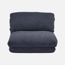 Poltrona letto convertibile velluto a coste grosse coste