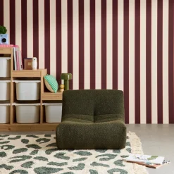 Poltroncina per bambini in tessuto bouclé testurizzato, 1 posto