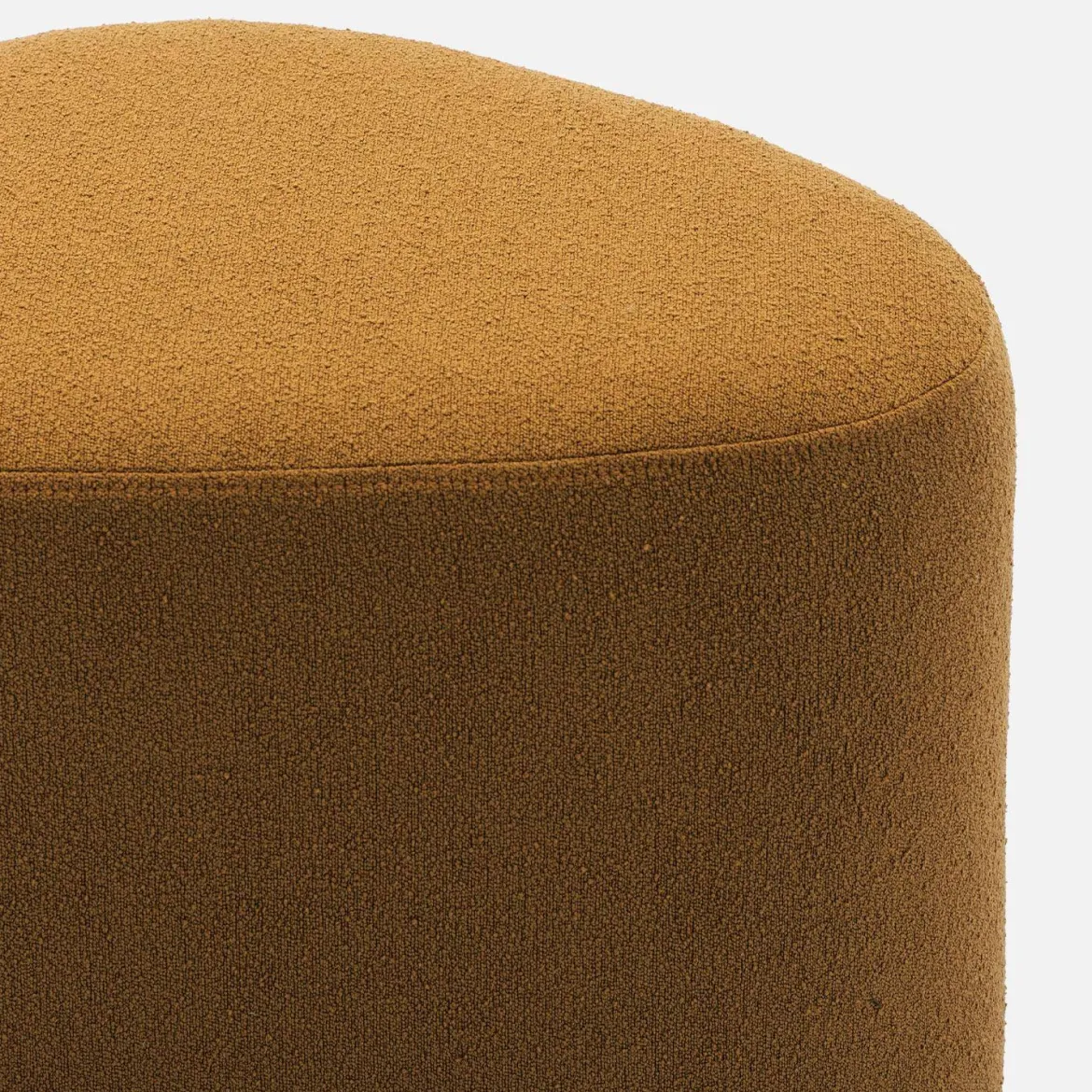 Pouf a forma di ciottolo in tessuto