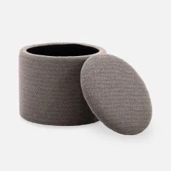 Pouf contenitore in tessuto