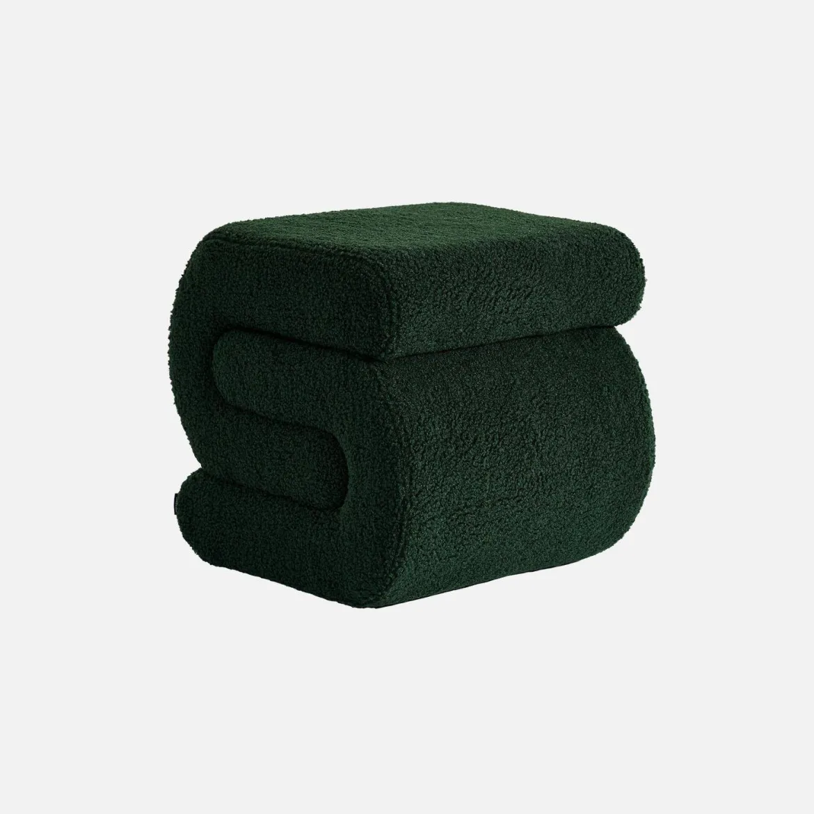 Pouf in bouclé