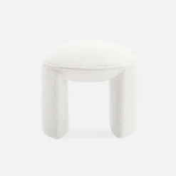 Pouf in bouclé
