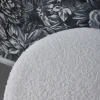 Pouf scandinavo in bouclé