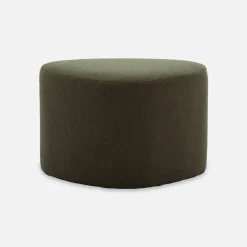 Pouf a forma di ciottolo in tessuto