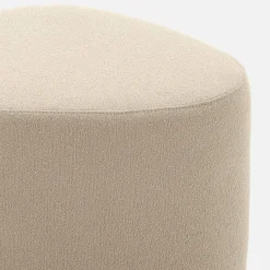 Pouf a forma di ciottolo in tessuto