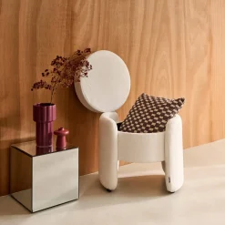 Pouf contenitore in tessuto