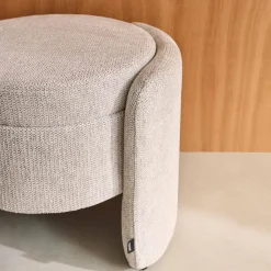 Pouf contenitore in tessuto