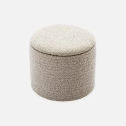 Pouf contenitore in tessuto
