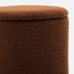 Pouf contenitore in tessuto