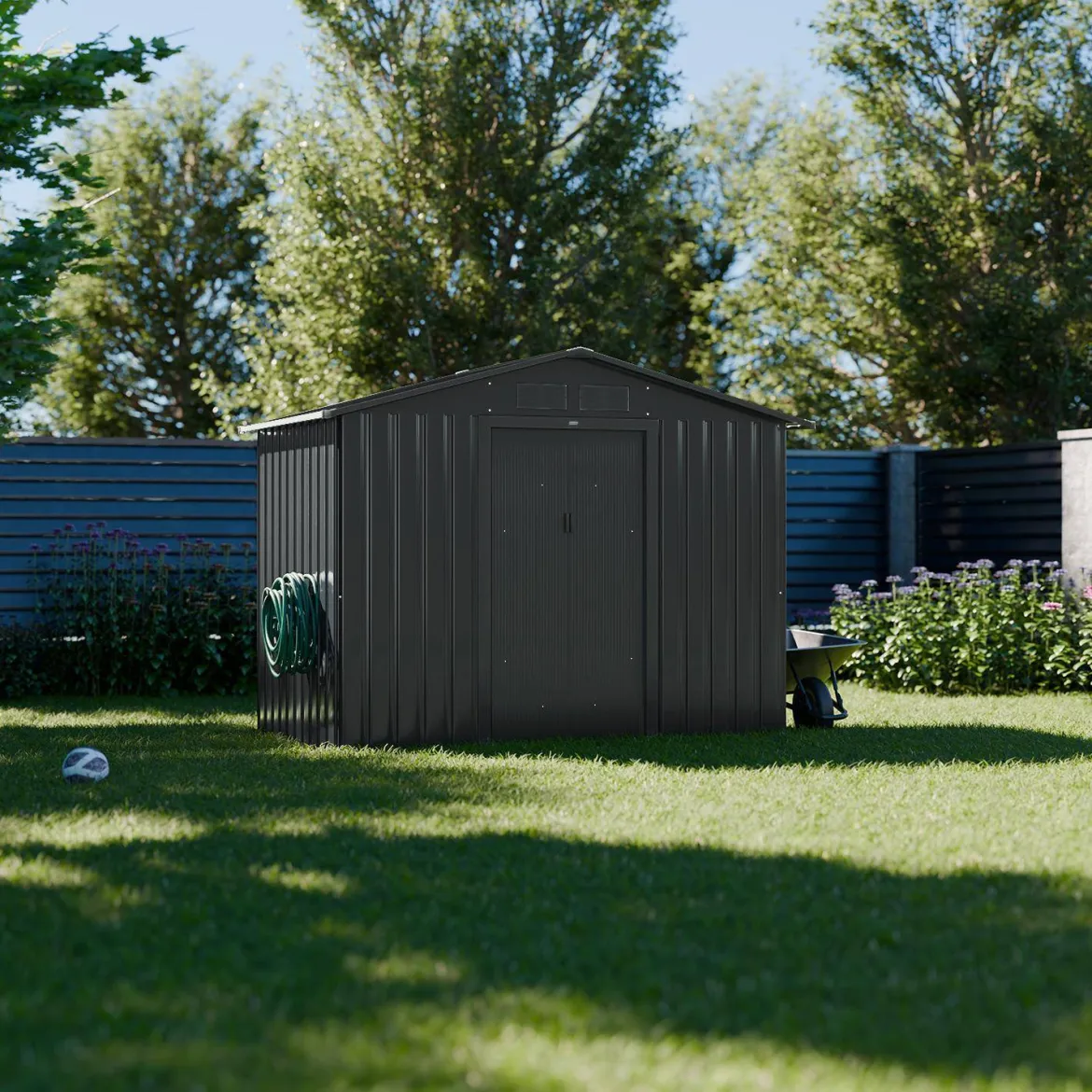 Riparo da giardino 2,71m² con kit di ancoraggio
