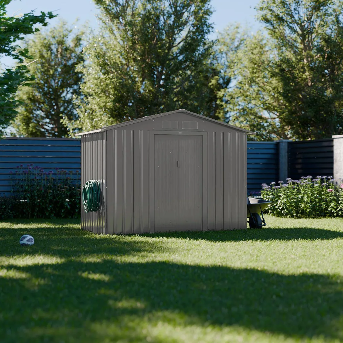 Riparo da giardino 2,71m² con kit di ancoraggio