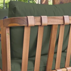 Salotto da giardino in legno di acacia, 5 posti