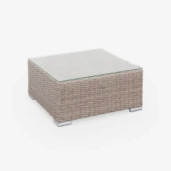 Salotto da giardino premium in resina intrecciata, 5 posti