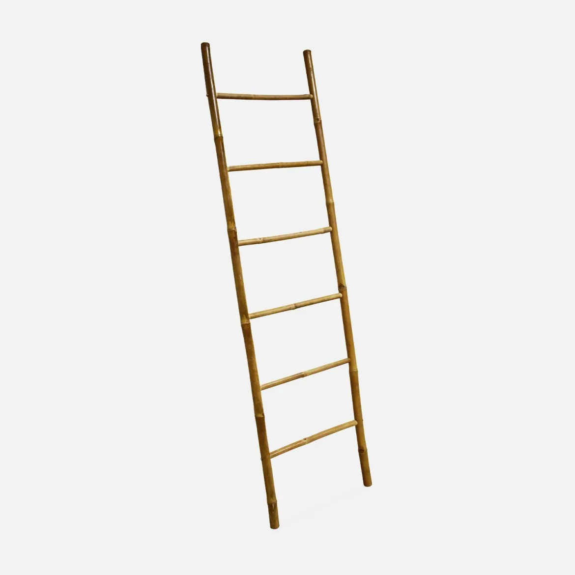 Scala decorativa in bambù con 6 montanti