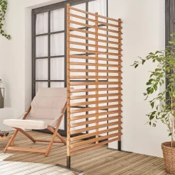 Schermo pieghevole in legno 100cm