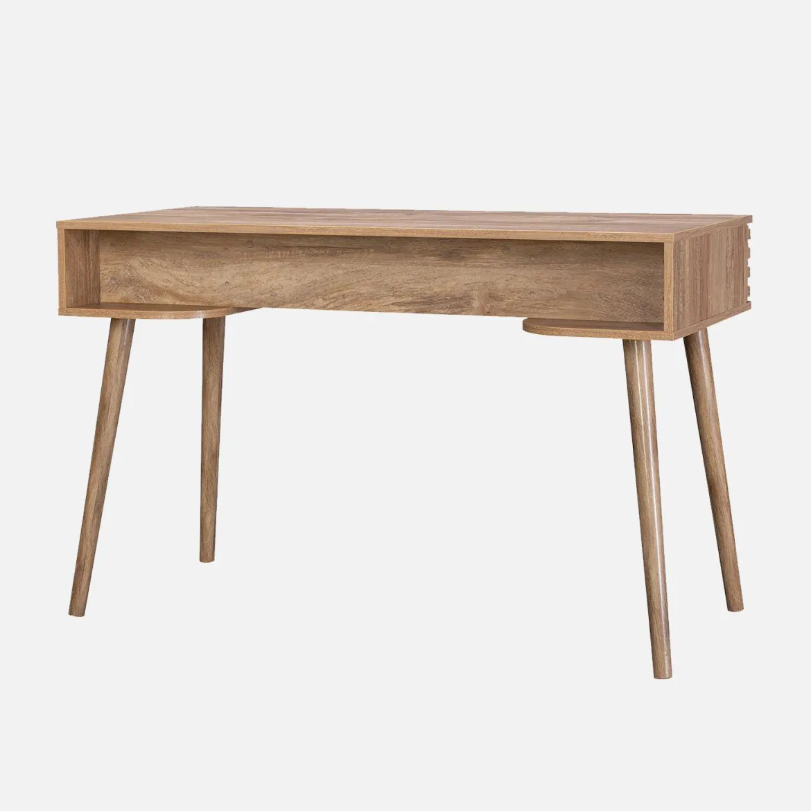 Scrivania effetto legno 2 cassetti