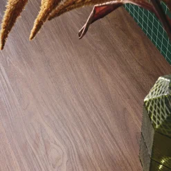 Scrivania effetto legno 2 cassetti 1 vano 120cm