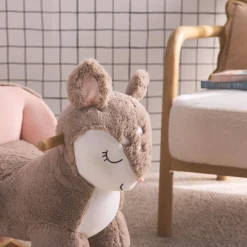 Sedia a dondolo cerbiatto per bambini