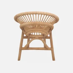 Sedia per bambini in rattan