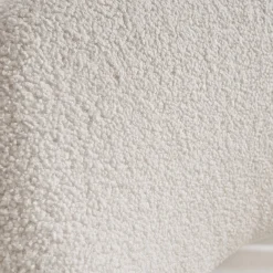 Sedia da ufficio bouclé con rotelle