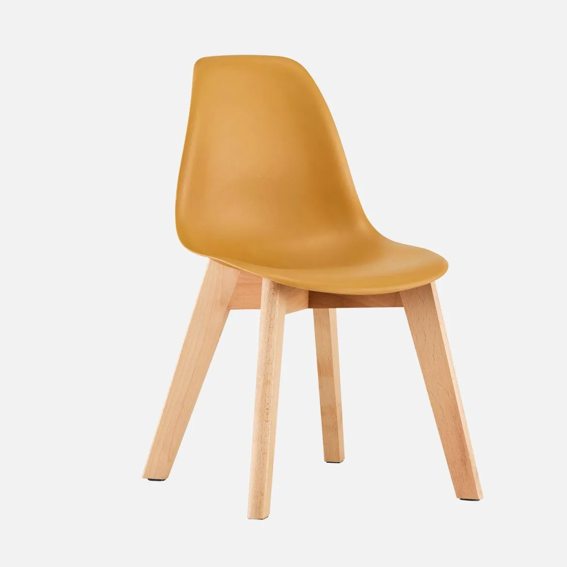 Sedia scandinava per bambini in legno di faggio