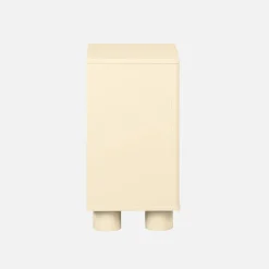 Set 2 comodini effetto legno di mango 1 anta reversibile
