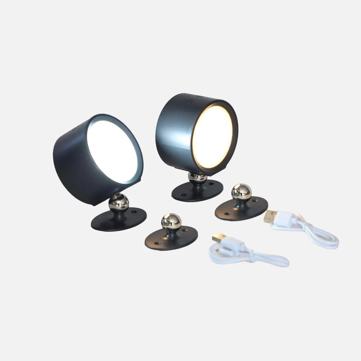 Set 2 lampade ricaricabili per pergola