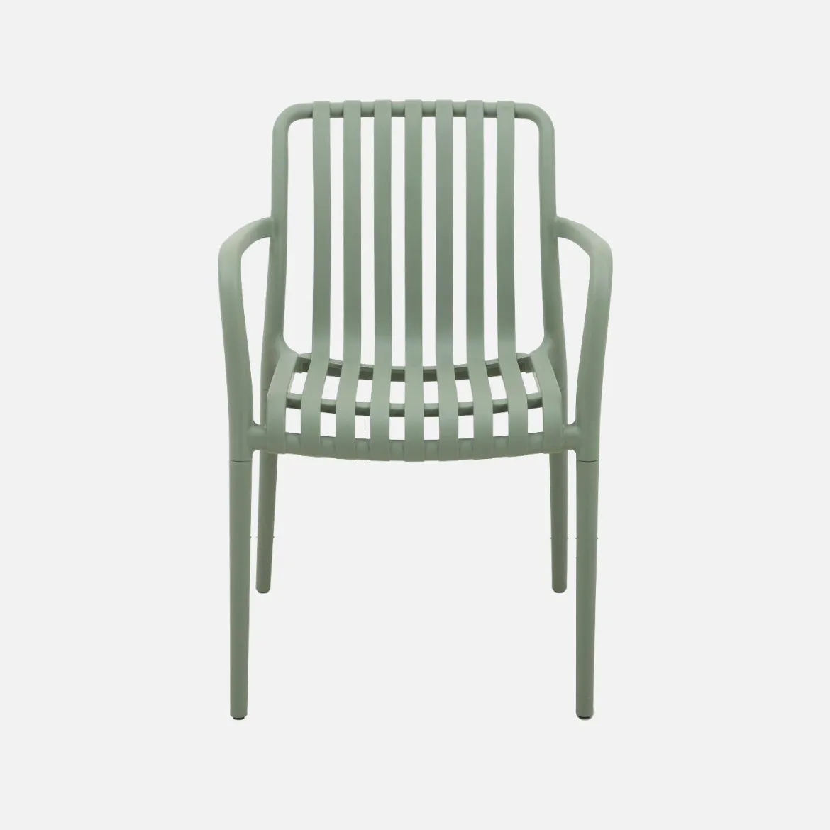 Set 4 poltrone da giardino in plastica