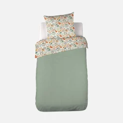 Set biancheria da letto cotone reversibile stampato autunno singola, 140cm