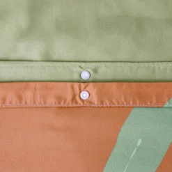 Set biancheria da letto in microfibra reversibile con stampa savana, 140cm