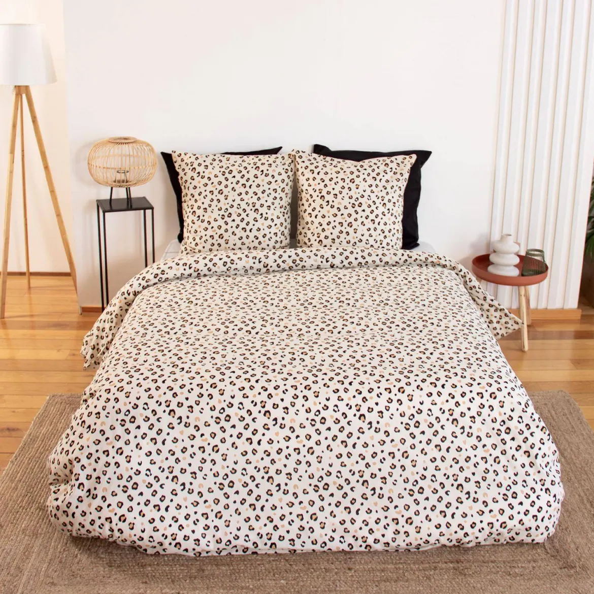 Set biancheria da letto in cotone reversibile, 2 posti