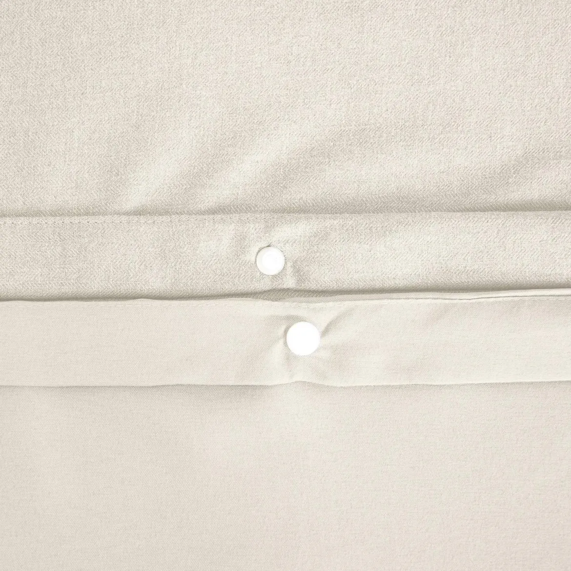 Set biancheria da letto reversibile crema, 2 posti