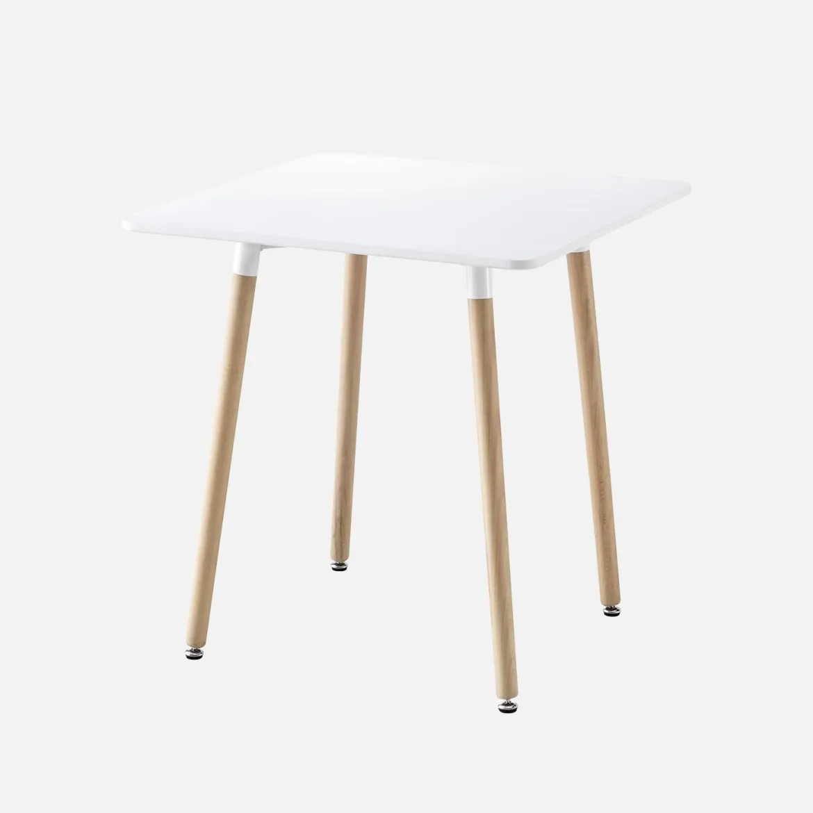 Set da pranzo composto da tavolo quadrato e 2 sedie, 70cm