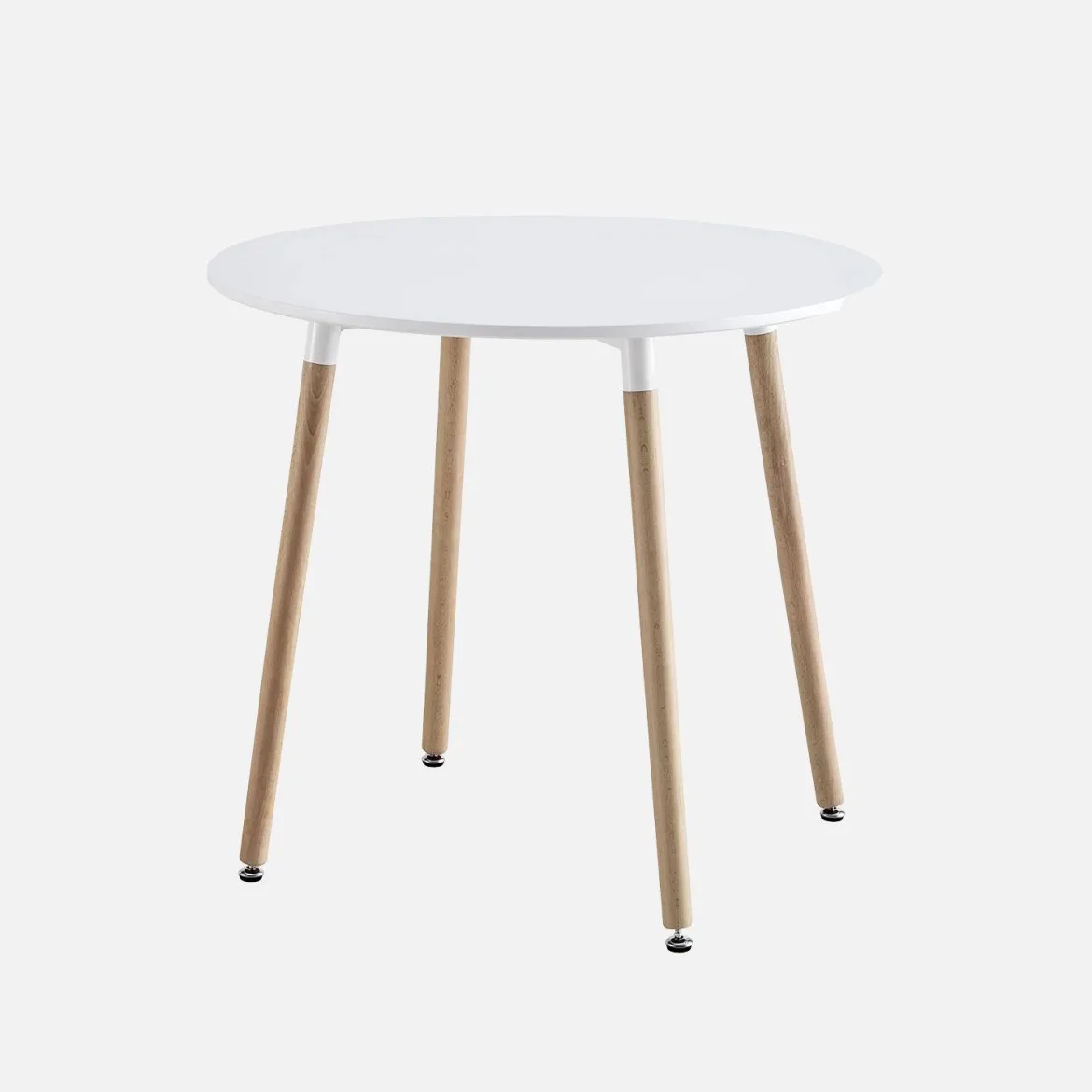 Set da pranzo tondo e 2 sedie, 80cm