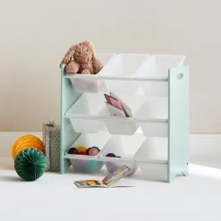 Set di 2 armadi per bambini per giocattoli