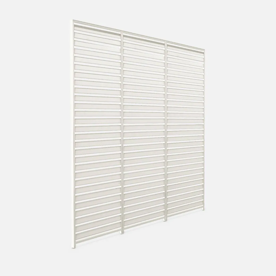 Set di 3 persiane 1.3m per pergola bioclimatica in alluminio