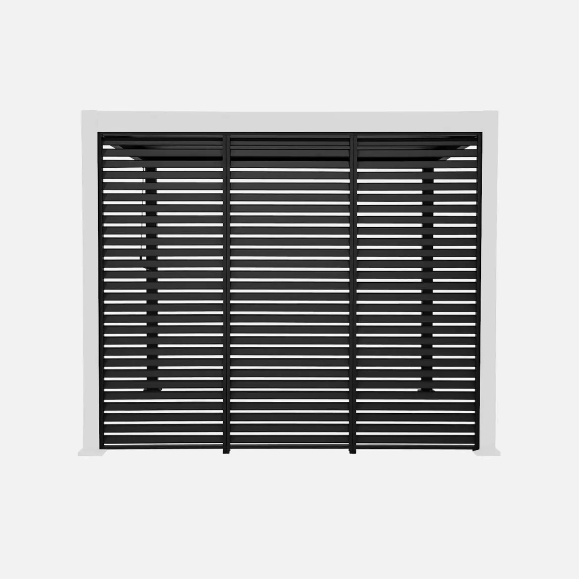Set di 3 persiane 1m per pergola bioclimatica