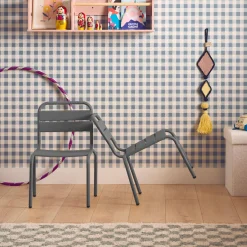 Set di 2 sedie in metallo per bambini