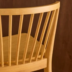 Set di 2 sgabelli da bar con barre di legno di hevea
