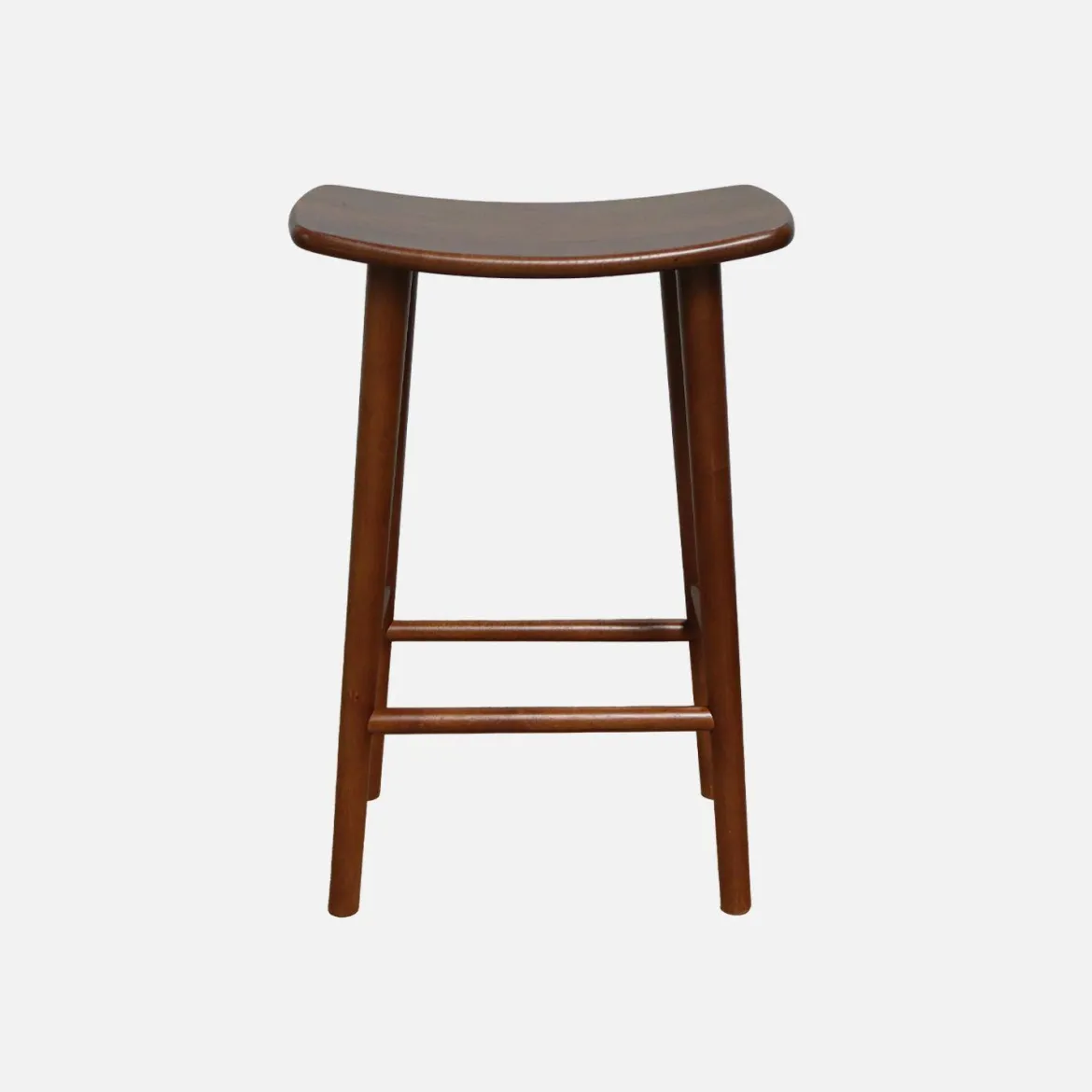 Set di 2 sgabelli da bar vintage in legno di hevea