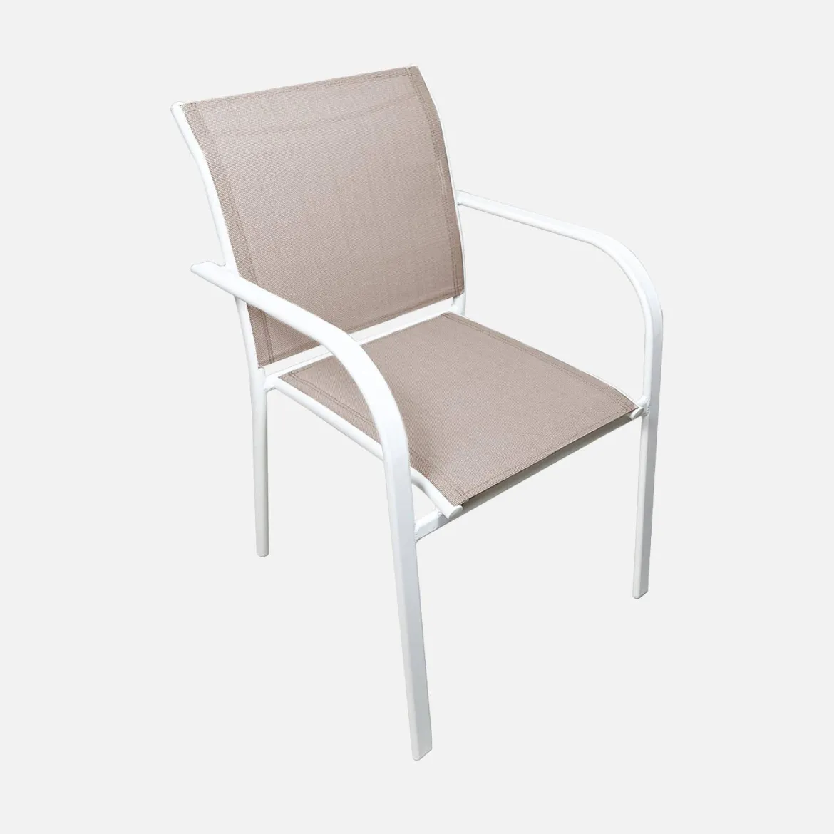 Set tavolo da giardino allungabile in alluminio con 10 sedie