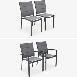 Set tavolo da giardino allungabile con 10 sedie