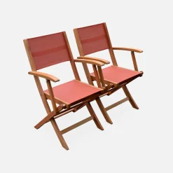 Set tavolo da giardino allungabile in legno con 10 sedie