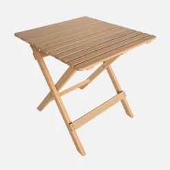 Set tavolo da giardino bistrot per bambini in legno di acacia con 2 sedie