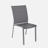 Set tavolo da giardino estensibile in alluminio con 8 sedie