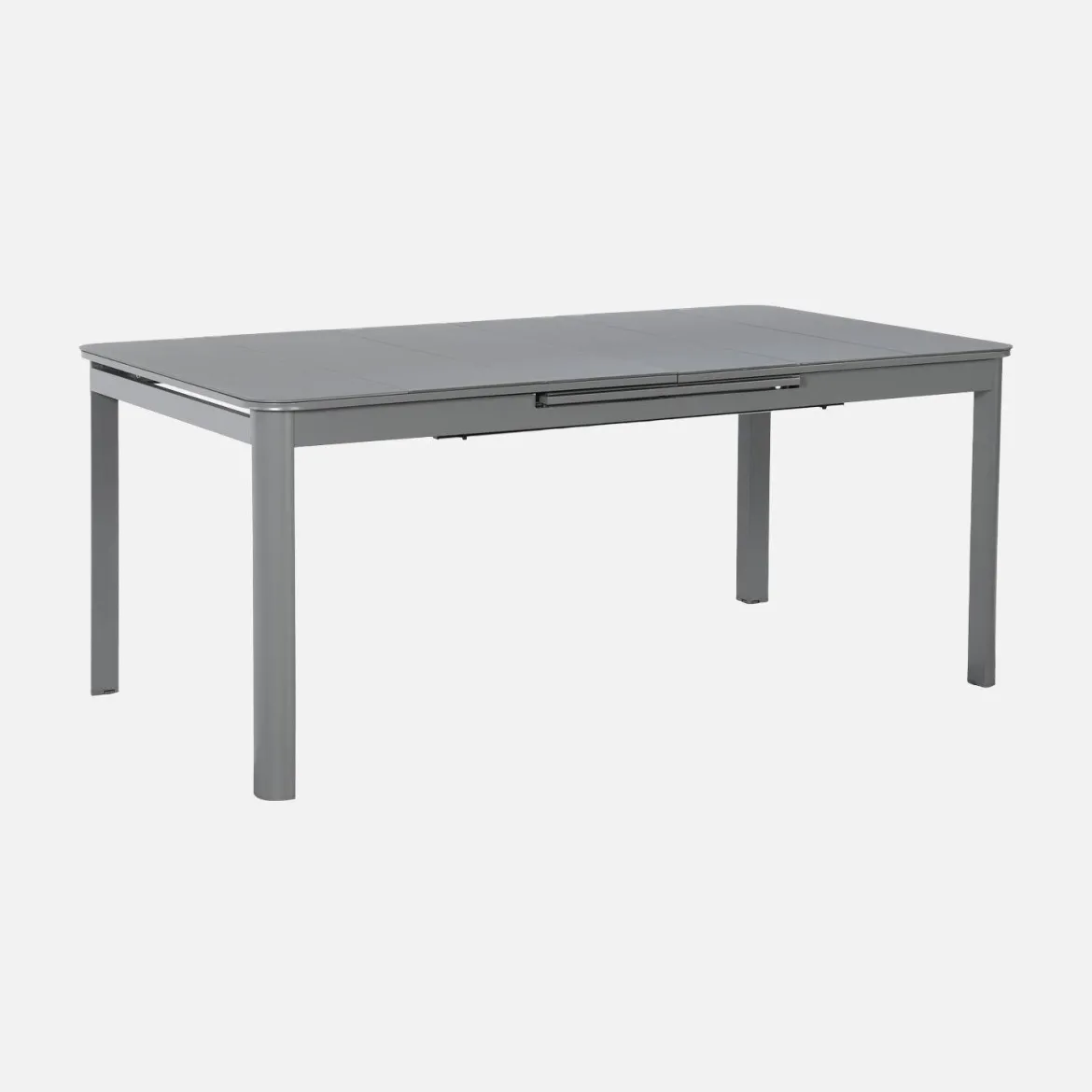 Set tavolo da giardino estensibile in alluminio con 8 sedie