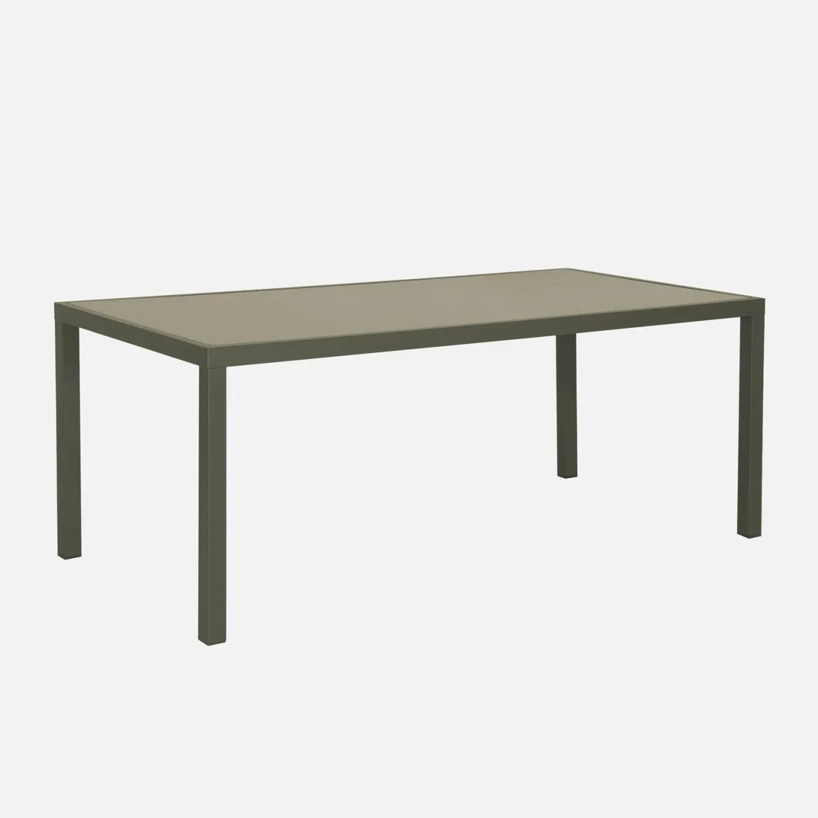 Set tavolo da giardino in alluminio con 8 sedie