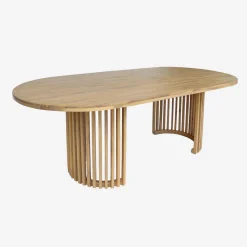 Set tavolo da giardino in legno di acacia con 6 sedie