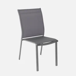 Set tavolo da giardino in alluminio con 8 sedie