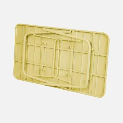 Set tavolo da giardino in acciaio con 6 sedie, 140cm